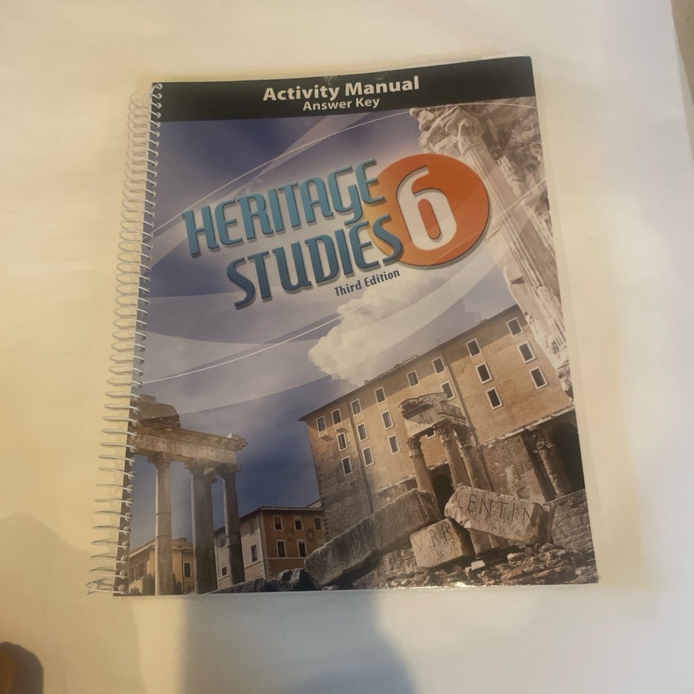 BJU Bob Jones Heritage Studies Grade 6 Student Text book 3rd ed Like New